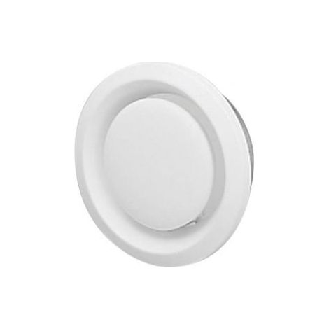 Unelvent – Bouche d'extraction VMC 125mm – Manchette à griffes pour placo – Longue pour traversée de dalles – Coudée pour doublage