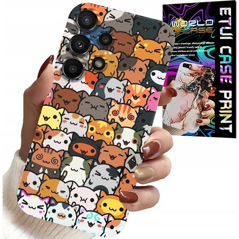 Custodia per Samsung Galaxy A32 4G - retro con simpatici gattini, gatti, custodia (1/5)