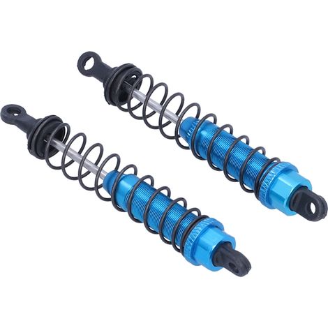 Lot de 2 amortisseurs en alliage d'aluminium de 97 mm pour voitures RC TRAXXAS SLASH 2WD (bleu) (1/5)