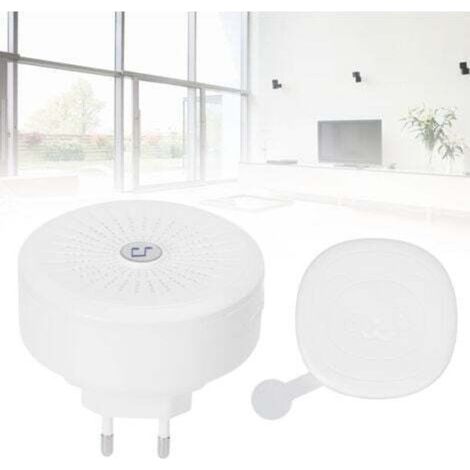 Sonnette de porte sans fil IP55 étanche Télécommande 5 niveaux de volume AC 110-260V-- (1/4)