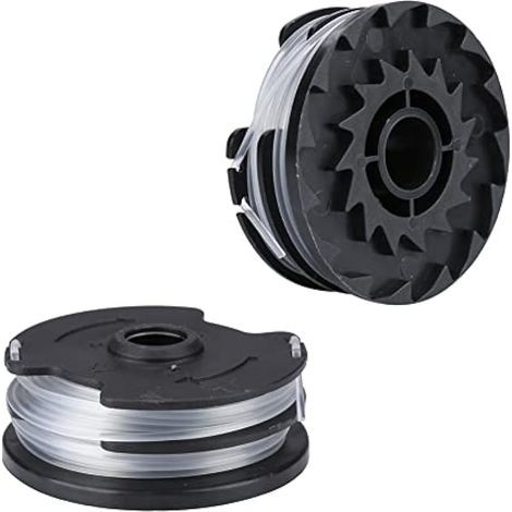 Applicable Bobine Fil Nylon pour Parkside LIDL Akku PRTA 20-Li C3 A1B2 PRT 550 A1 A3 PRT 300 A1 Pièces de Rechange Coupe Bordure (2 pièces) (1/5)