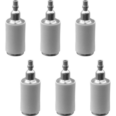 Juego de 6 filtros de combustible para motosierras. Compatible con Husqvarna. Pieza de repuesto. (1/5)