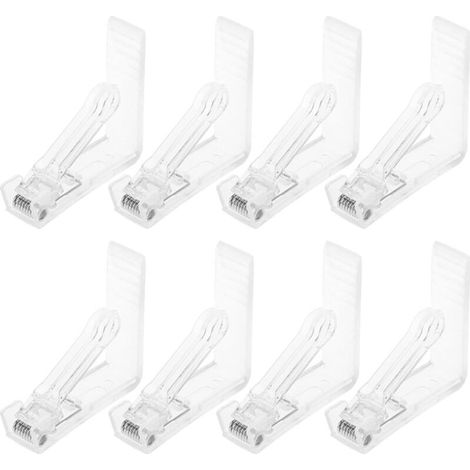 Bardusch-Lot de 8 pinces à nappe pour table d'extérieur, support de nappe pour fête de mariage, intérieur (1/5)