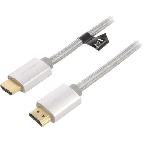 Cable HDMI 2.0 prise male des deux cotes UHD 4K 3D 2m - Noir