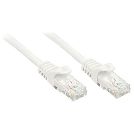 Câbles réseau et DAC LINDY Basic Cat.6 U/UTP Cable White 0.5m (1/4)