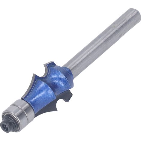 Fraise à moulurer le bois, queue de 6,35 mm (1/4"), double roulement, pour le façonnage et le moulage du bois (1/5)