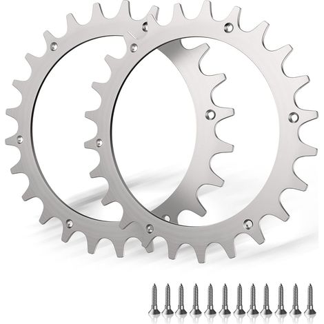 Perni in acciaio inossidabile di alta qualità per tosaerba Worx Landroid S/M, spessore 2 mm, trazione migliorata - sbavatura lucidata - diametro ruota: 205 mm (1/5)