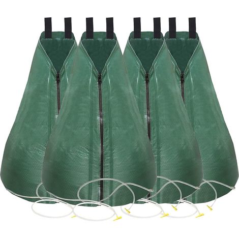 [JAMAIS UTILISÉ]Sac d'arrosage d'arbre  Système d'irrigation goutte à goutte à libération lente de 20 gallons  Sac d'arrosage pour arbres  4paquet (1/4)