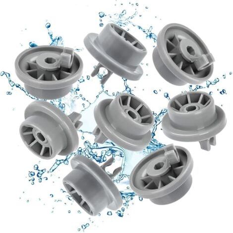 Lave-Vaisselle Lot de 8 Roulettes pour Panier Inférieur Roulette Panier Lave Vaisselle Roulettes de Lave-Vaisselle pour Panier Inférieur avec La Majorité de Lave-Vaisselles (1/5)