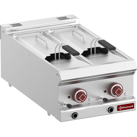 Friteuse électrique 2 cuves 7 litres - Diamond