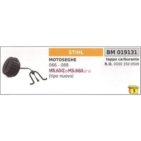 Tankdeckel für STIHL Kettensägenmotor 066 088 MS 650 660 019131
