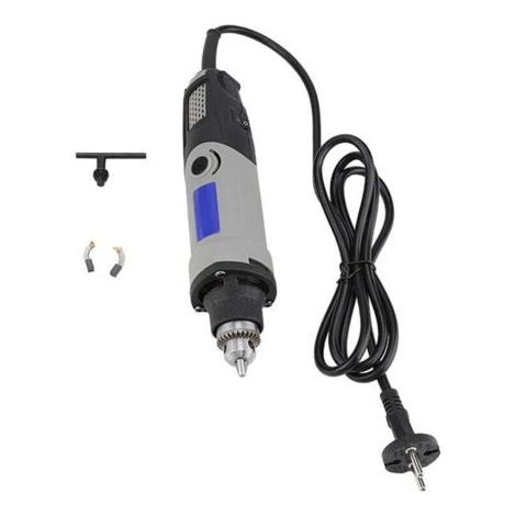 Meuleuse, Mini meuleuse, 400W Perceuse électrique à 6 positions Outil rotatif à vitesse variable Fiche UE 220V
