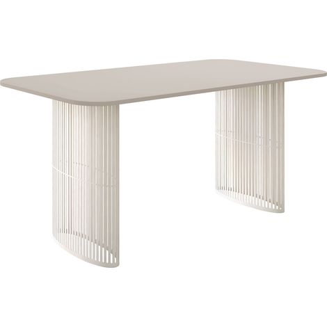 Mesa Oswego 164, Cachemira, 76x90x160cm, Alargamiento, Aglomerado laminado, Metal (1/4)