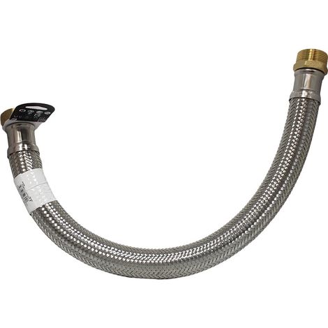 Flexible chauffage Inox Øintér.32,5mm - Mâle/Femelle 1"1/4 - 700mm - EXTRA TWIST (1/5)