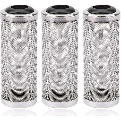 3 pcs Garde de Filtre d'Aquarium,Garde de Protecteur de Filtre de Maille d'Aquarium, Filtre de Crépine D'admission pour les Crevettes de Poisson, Empêchent le Poisson D'être Aspiré dans le Filtre,16mm (1/5)