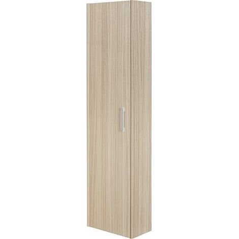 Armoire haute Séries MAA 1 porte Chêne nordique, charnières à gauche 386x1500x206 mm