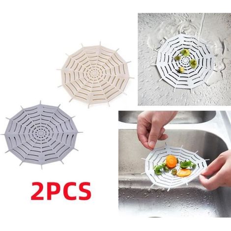 Couvercle de vidange,Couvercle de Vidange en Silicone,Bouchon De Vidange De Douche,Couvercle de siphon de sol,pour (1/4)