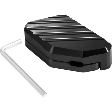 (Noir) Compatible avec YAMAHA XMAX X-MAX 125 250 300 400 XMAX250 Accessoires moto Béquille latérale Extension de béquille Agrandisseur Support latéral maxpower (1/4)