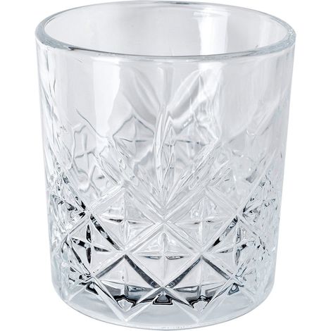 Verre à Eau Gobelet en Verre Transparent pour Boissons Froides et Table Élégante 320 ml - PANGIVO