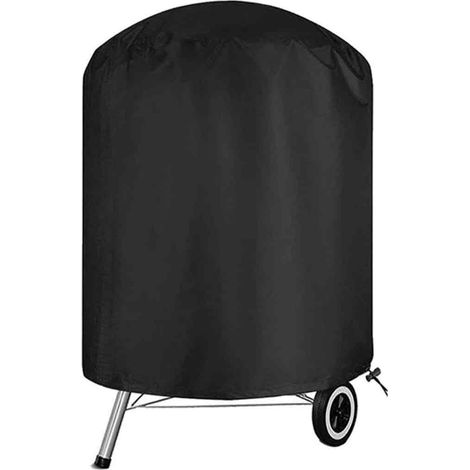 Zylindrische Grillabdeckung (77 x 58 cm), 210D Oxford-Gewebe, wasserdicht und UV-beständig, Schutzhülle für Grillgeräte (1/5)