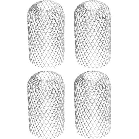 Flexible Aluminum Gutter Filter, Diameter 8cm, Mesh Leaf Protection Filter, Gutter Cover to Protect Gutters from Roof Leaves (1/5)