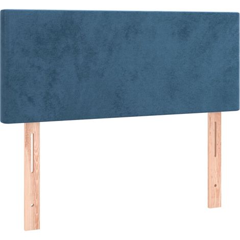 Tête de lit,Panneau décoratif Bleu foncé 100x5x78/88 cm Velours CFW8057423 (1/5)