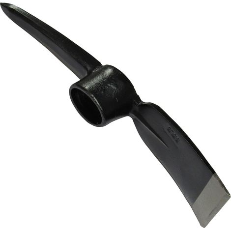 Heavy Duty Mattock Pick Axe Head (5.5LB 2.5KG Replacement Steel Garden Digging Tool Concrete)