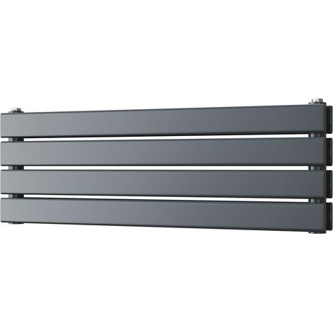 Typhoon Axis - Anthracite Horizontal Radiator H272mm x W800mm Double Panel
