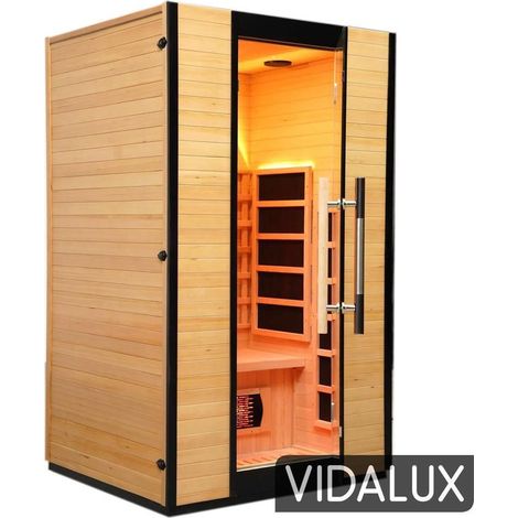 Vidalux 2 Person Sauna Full Spectrum Platinum Range UK's Best