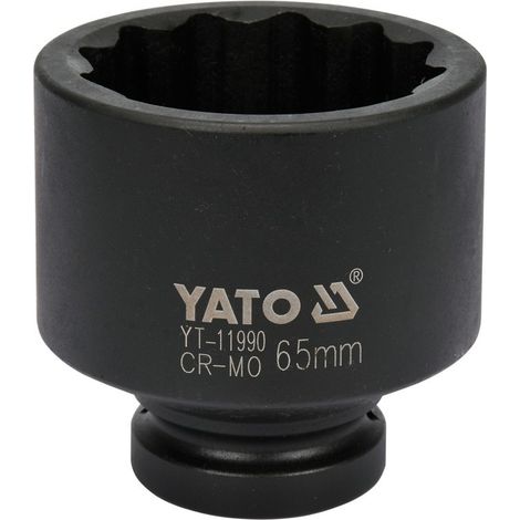 Schlagschrauber 1"""" 12 Winkel 65mm für Naben / YT-11990 / YATO