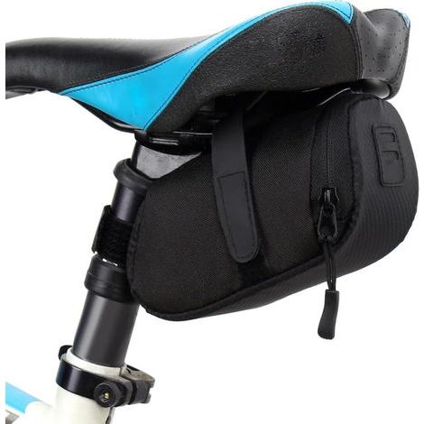Stück Fahrradsatteltasche, wasserdichte Fahrradsatteltasche, Rennsatteltasche, Fahrradtasche mit Klettverschluss für Mountainbikes, Rennräder, Falträder (1/5)