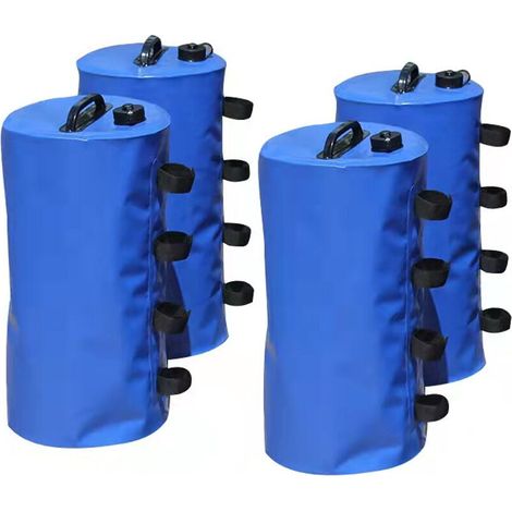 Lot 4 sacs lestage eau bleu pour tente et auvent (1/5)
