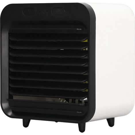 200 ML Climatiseur Portable, Mini Ventilateur de Refroidissement à 3 Vitesses Alimenté par USB, Petit Ventilateur de Refroidissement de Bureau avec Réservoir de pour Chambre, Bureau