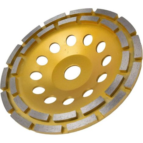 Meule à meuler turbo en diamant pour béton, Meule Diamant de 180 x 22 mm - Meule Turbo Diamant pour Béton, Granit, Pierre, Marbre, Maçonnerie, Brique, etc. (1/5)