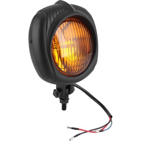 Universeller 12V 4-Zoll-Motorradscheinwerfer, klare gelbe Optik, kompatibel mit Yamaha, wasserdichtes Frontlicht, starke Ausleuchtung, direkter Ersatz (1/5)