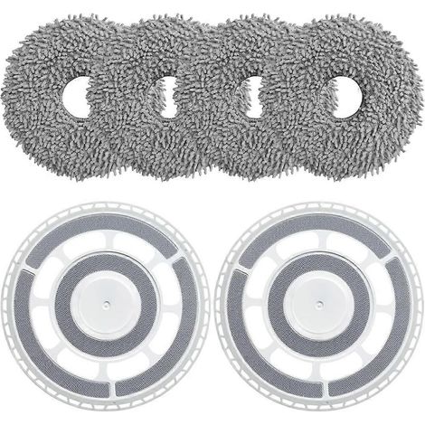 4 Wipes avec 2 de remplacement Brackets Accessoires pour QRevo/Qrevo S/Qrevo Pro/Qrevo Plus/Qrevo Master (1/5)