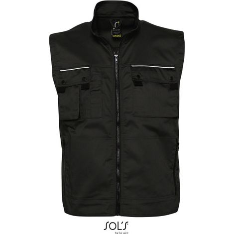 Chaleco De Trabajo SOL'S ZENITH PRO S Negro