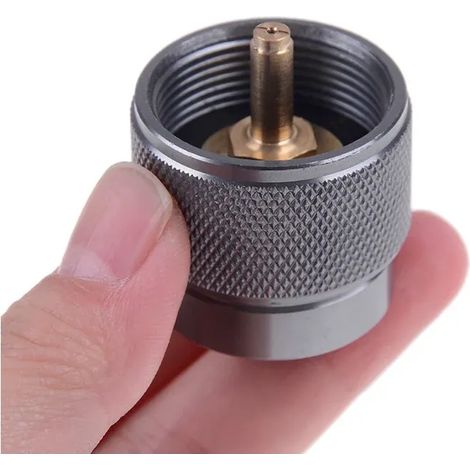 Adaptateur de gaz pour réchaud extérieur, convertisseur pour réchaud divisé, adaptateur pour bouteille de gaz, idéal pour le camping, la cuisine et les pique-niques, accessoires pour réchauds portable (1/5)