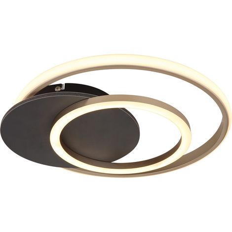 Globo - plafón - JULIO - gris - metal - LED - 67331G-24 (1/5)