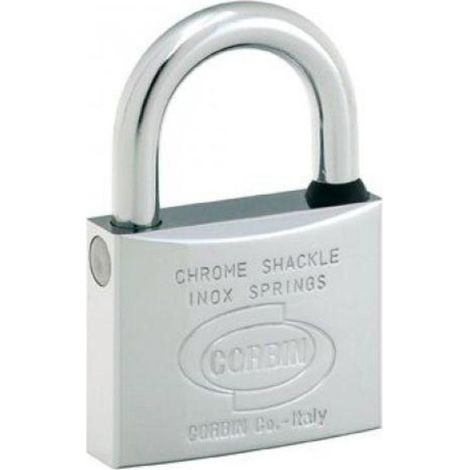Candado de llave CORBIN Euromarine 4 mm 25 mm Arco Acero Inoxidable Latón (1/3)