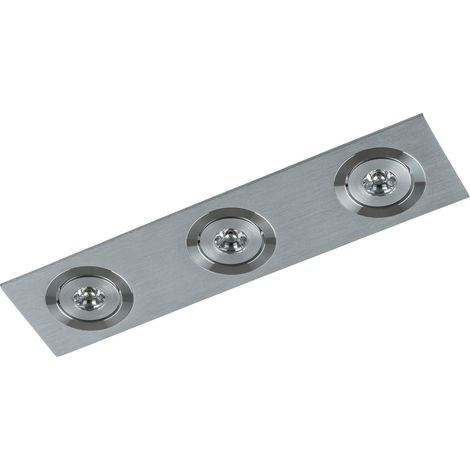 Italux Fiamma Modernes 3-flammiges Einbau-Downlight LED,