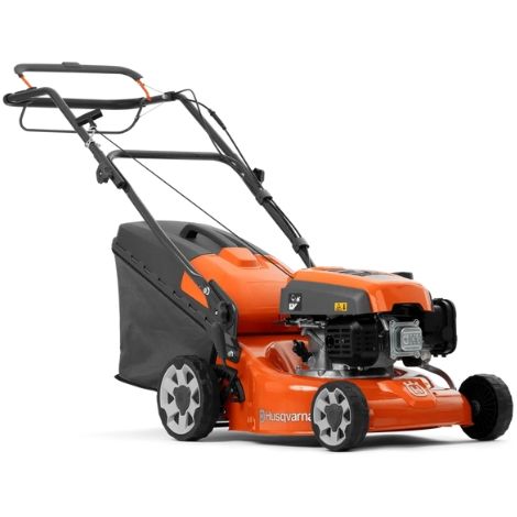 Husqvarna – Tondeuse électrique filaire tractée 40 cm – Moteur 1.95 kW – Réglage centralisé de la hauteur de coupe – Bac de ramassage 50 litres (1/5)