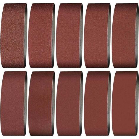 Bardusch-Bande Abrasive 100X915 mm- Grains 240/60/80/120/150/240/400Bande de Ponceuse pour le Ponçage, le Polissage et le Dépoussiérage, Idéale pour le Bois (12 Pièces) (1/4)