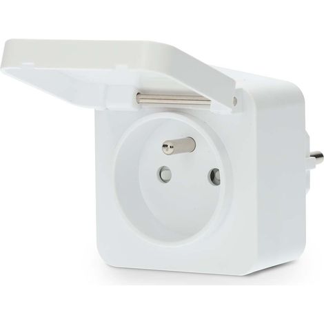 PRISE INTELLIGENTE SMARTLIFE WI-FI IP44 WATTMÈTRE 3680 W FRANCE TYPE E (CEE 7/6) -10 - 55 °C ANDROID IOS BL (1/4)