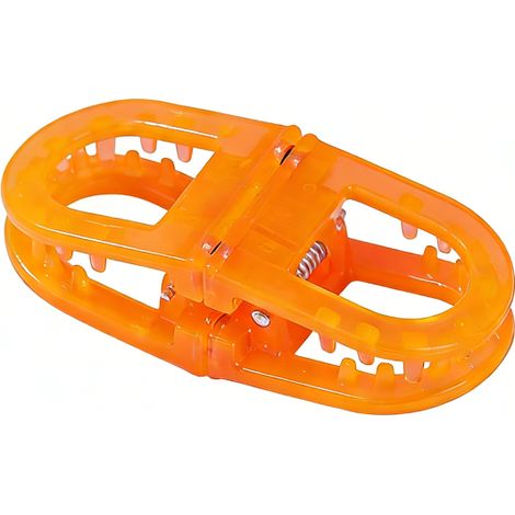 Pinza para el cabello magnética inteligente, pinza para el cabello magnética inteligente, creativa y práctica (naranja transparente) (1/5)