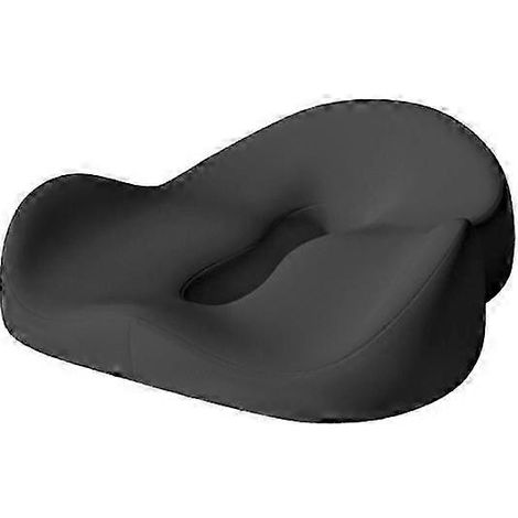 Coussin de siège ergonomique soulageant la pression, respirant et résistant à l'usure, en mousse à mémoire de forme, pour chaise de bureau (25-26 pouces). (1/5)