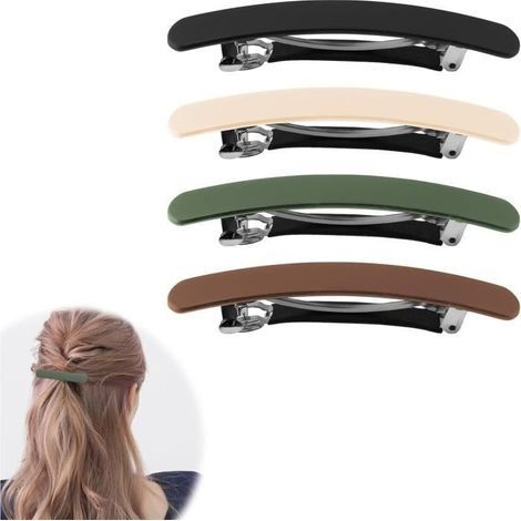 Hair Clip - Large Automatic Clip - High Quality Resin - Chic Design - Comfortable (1/4)