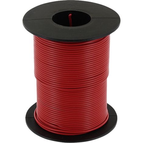 econ connect KL025RT50 Litze  1 x 0.25 mm² Rot 50 m