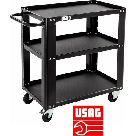 Usag 504 SN Carrello Multiuso Carrellino Porta Attrezzi A 3 Ripiani (1/2)