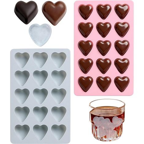 à glaçons en silicone 2 Pièces Moule Chocolat Réutilisable (1/5)